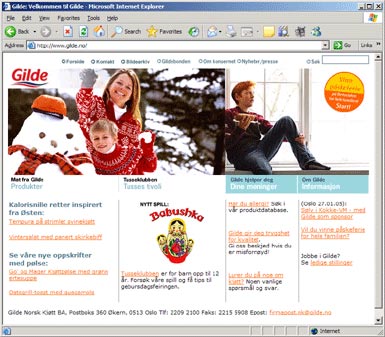 Gilde reklame januar 2005